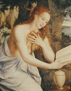 Maria Magdalena in gebed